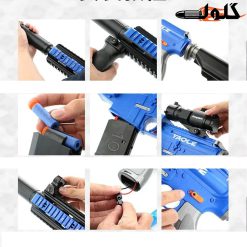 اسلحه تیر فومی M416 شارژی کد KB33491 مشکی