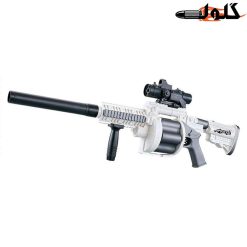 تفنگ تیر فومی شارژِی کد WJ567 قهوه ای