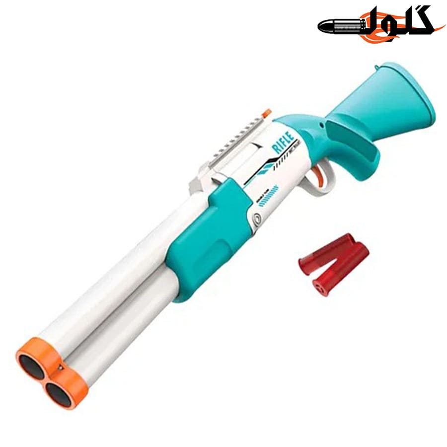 تفنگ دولول تیر ابری پوکه پران کد 1-9955 - Image 3