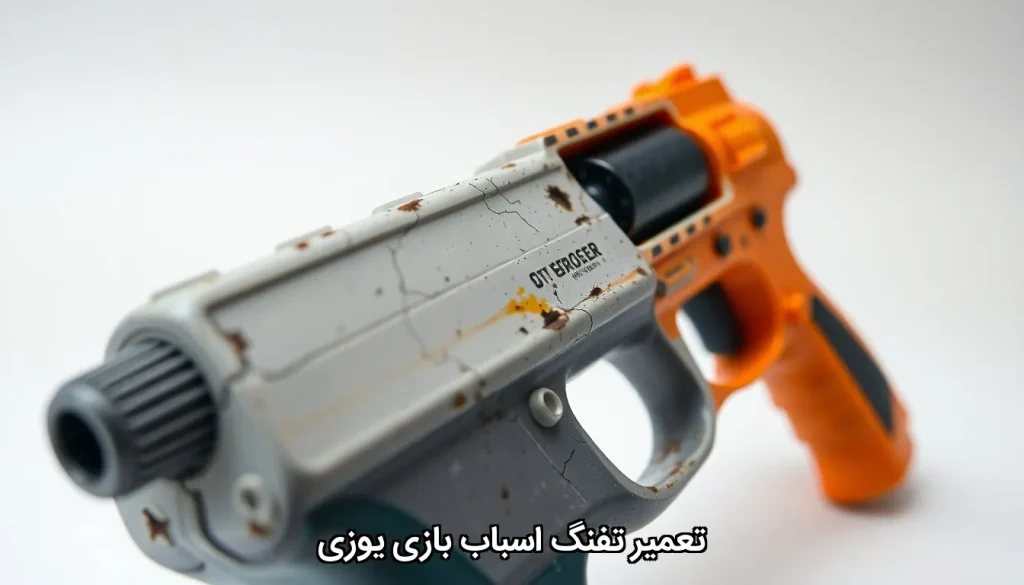 تعمیر تفنگ اسباب بازی یوزی