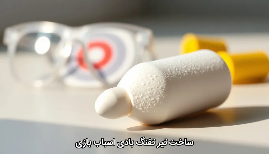 ساخت تیر تفنگ بادی اسباب بازی