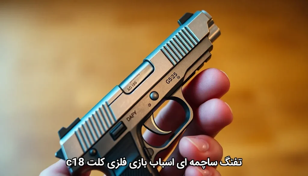 c18 تفنگ ساچمه ای اسباب بازی فلزی کلت