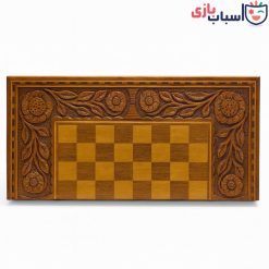 تخته نرد چوب گردو گل و بوته ارومیه عرض 50 و 60 سانت