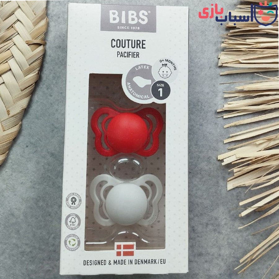 پستانک لاتکس سایز یک بیبس BIBS کد 1800337 - تصویر 2