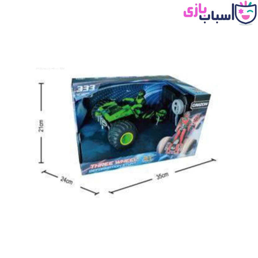 اسباب بازی ماشین کنترلی سه چرخ crazon 2301_333 - تصویر 8