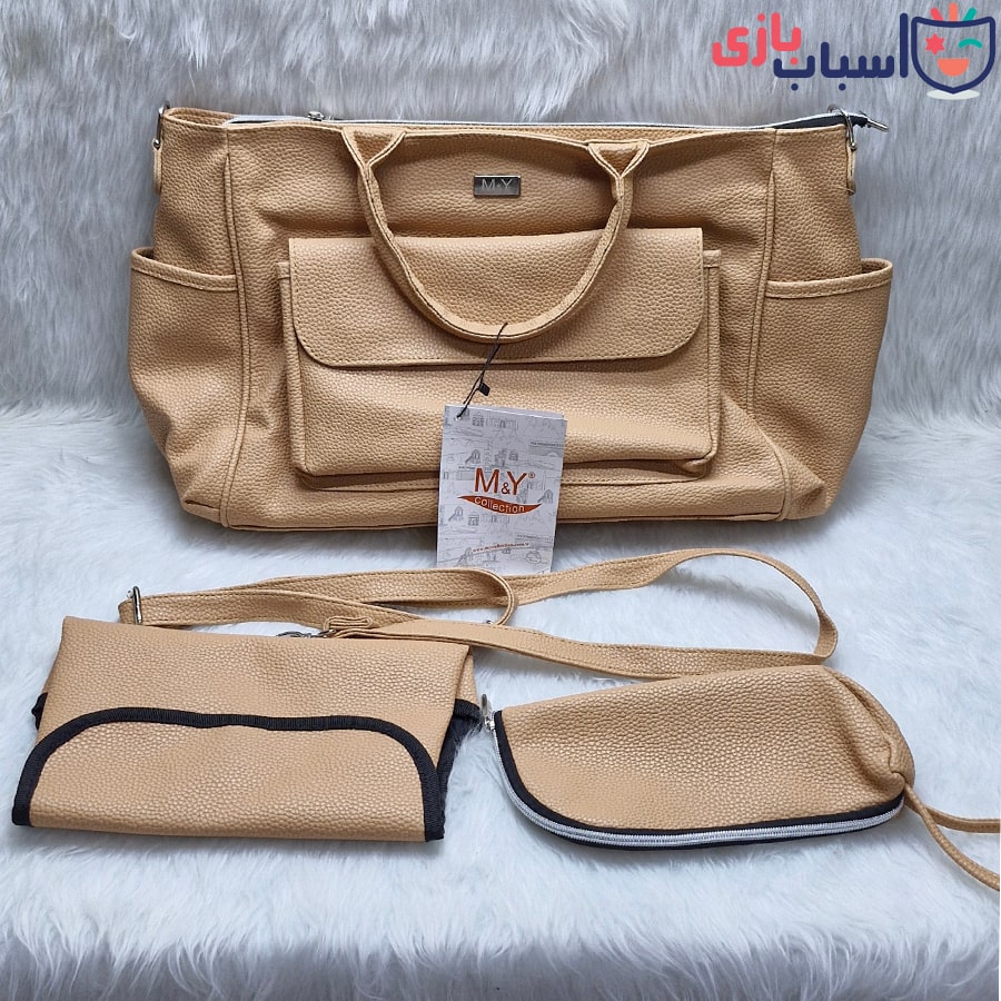 کیف نوزاد 3 تیکه چرم مدل M&Y کد 1003 - تصویر 6