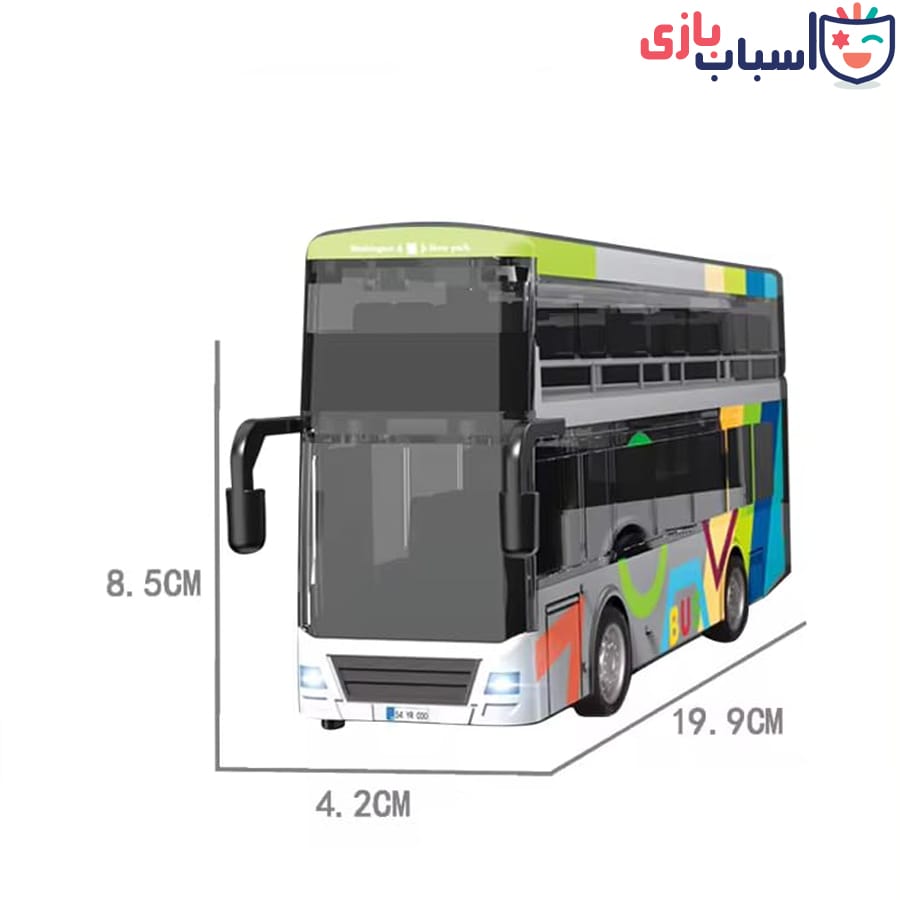 ماکت اتوبوس 2طبقه 631 - تصویر 4