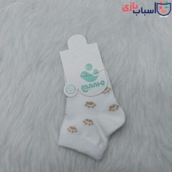 جوراب نوزادی ساقدار طرح دار