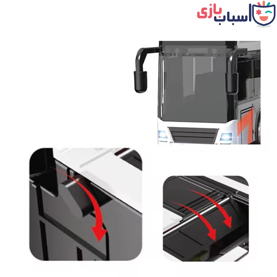 ماکت اتوبوس 2طبقه 631 - تصویر 3