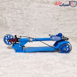اسکوتر فلزی چراغ دار و ترمز دار تاشو